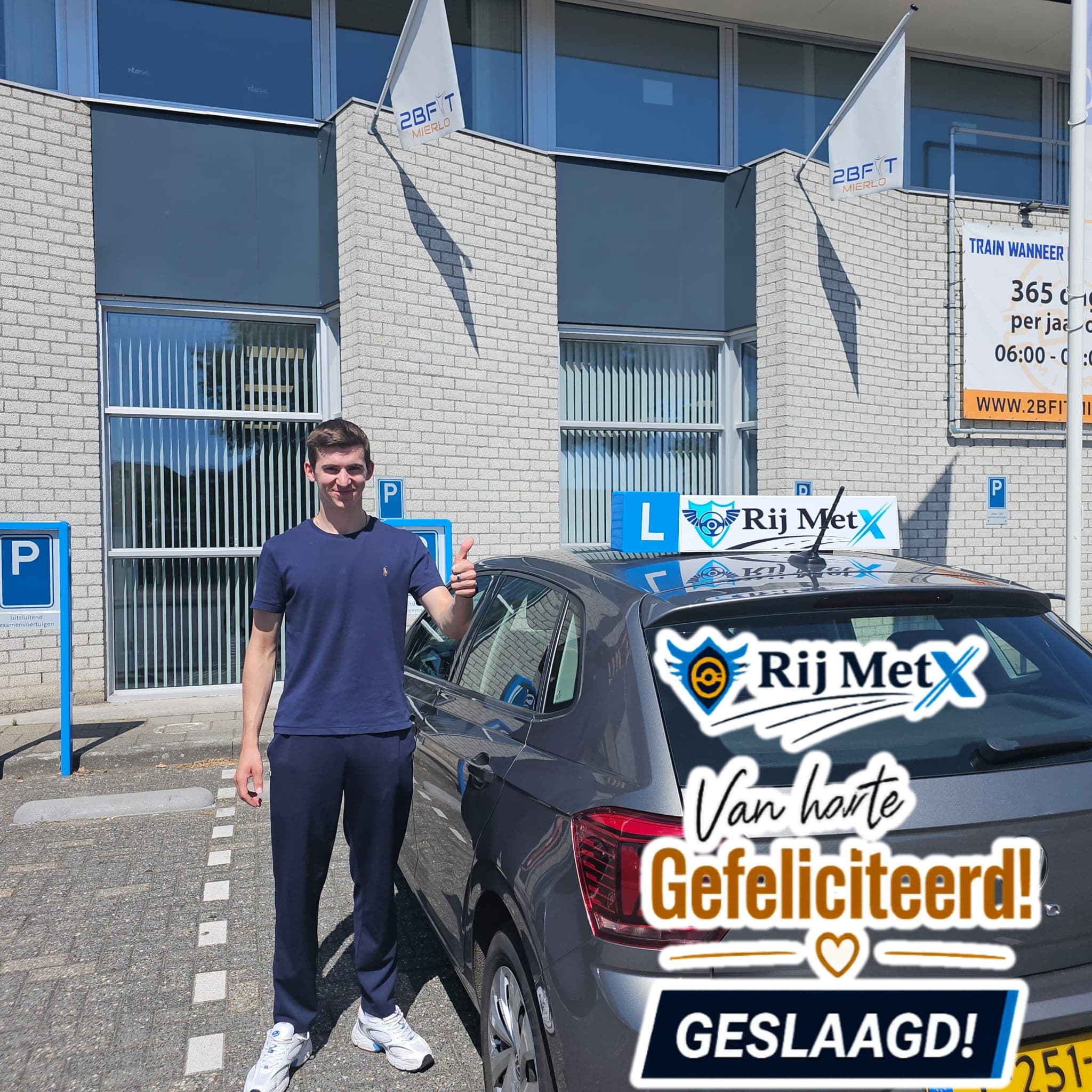 Student who passed with Rij MetX, maart 2026 · 1e keer geslaagd